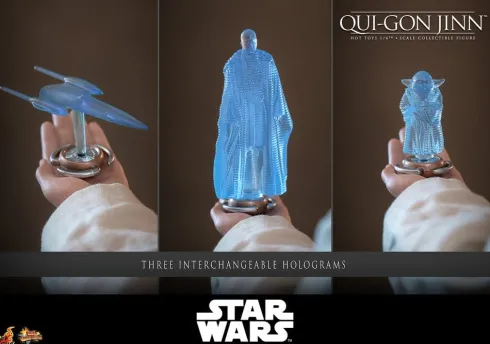 Star Wars: La Amenaza Fantasma Movie Masterpiece Figura 1/6 Qui-Gon Jinn (Artisan Edition) Hot Toys Exclusive 32 cm