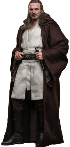 Star Wars: La Amenaza Fantasma Movie Masterpiece Figura 1/6 Qui-Gon Jinn (Artisan Edition) Hot Toys Exclusive 32 cm