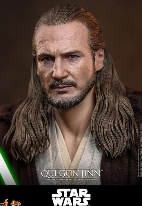 Star Wars: La Amenaza Fantasma Movie Masterpiece Figura 1/6 Qui-Gon Jinn (Artisan Edition) Hot Toys Exclusive 32 cm
