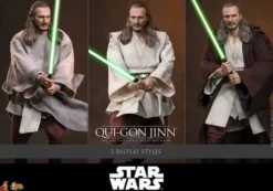 Star Wars: La Amenaza Fantasma Movie Masterpiece Figura 1/6 Qui-Gon Jinn (Artisan Edition) Hot Toys Exclusive 32 cm
