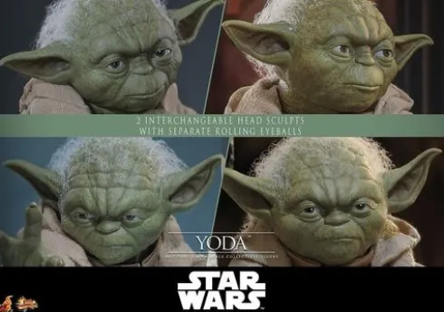 Star Wars: La Venganza de los Sith Movie Masterpiece Figura 1/6 Yoda 14 cm