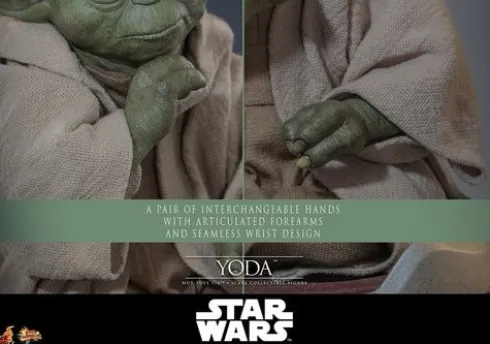 Star Wars: La Venganza de los Sith Movie Masterpiece Figura 1/6 Yoda 14 cm