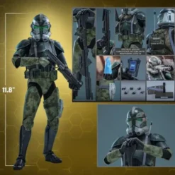 Star Wars Movie Masterpiece Figura 1/6 Clone Commander Gree 30 cm