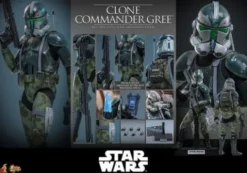 Star Wars Movie Masterpiece Figura 1/6 Clone Commander Gree 30 cm