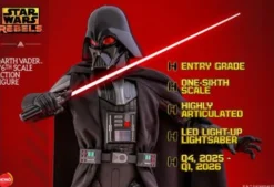 Star Wars: Rebels Figura 1/6 Darth Vader 34 cm