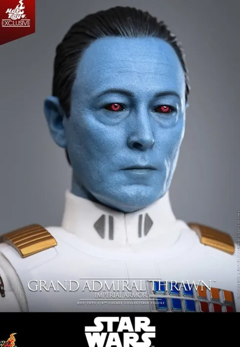 Star Wars: Rebels Television Masterpiece Figura 1/6 Grand Admiral Thrawn (Imperial Armor) Hot Toys Exclusive 32 cm