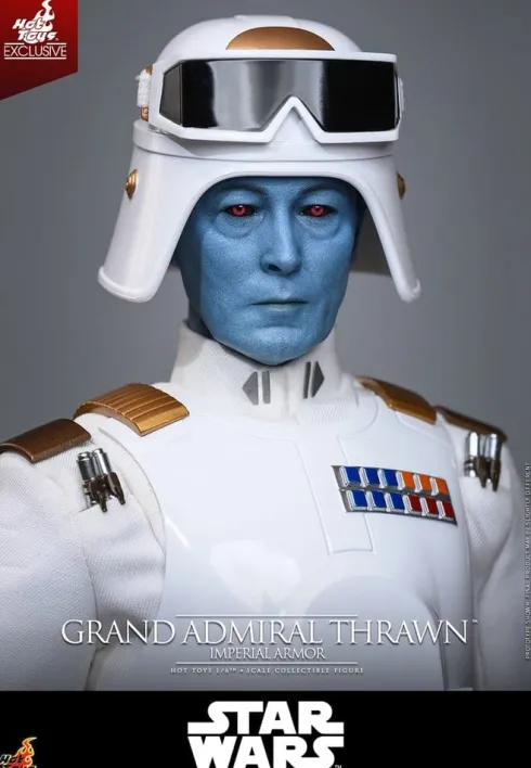 Star Wars: Rebels Television Masterpiece Figura 1/6 Grand Admiral Thrawn (Imperial Armor) Hot Toys Exclusive 32 cm
