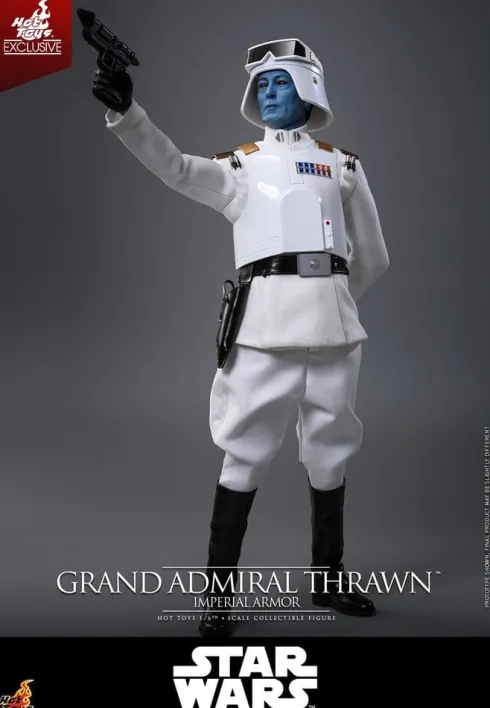 Star Wars: Rebels Television Masterpiece Figura 1/6 Grand Admiral Thrawn (Imperial Armor) Hot Toys Exclusive 32 cm