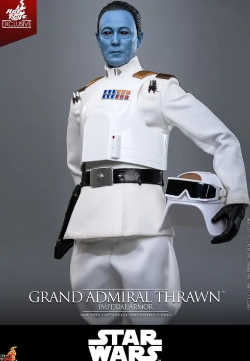 Star Wars: Rebels Television Masterpiece Figura 1/6 Grand Admiral Thrawn (Imperial Armor) Hot Toys Exclusive 32 cm