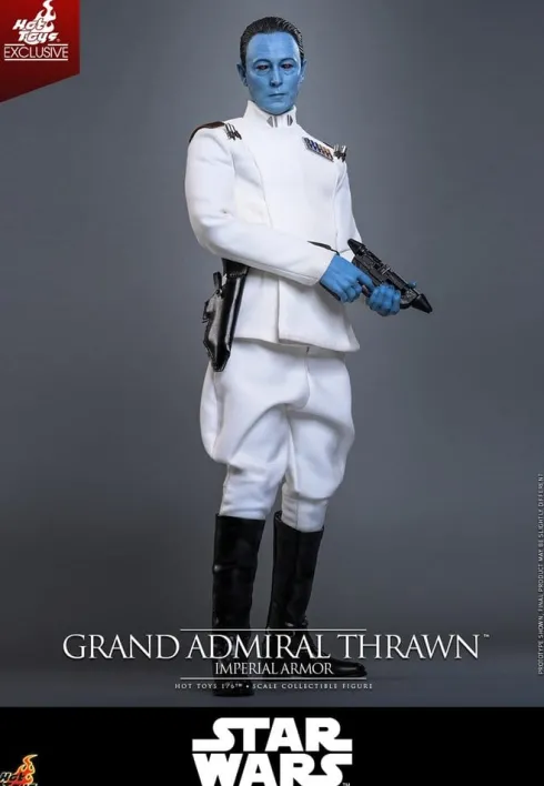 Star Wars: Rebels Television Masterpiece Figura 1/6 Grand Admiral Thrawn (Imperial Armor) Hot Toys Exclusive 32 cm