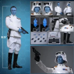 Star Wars: Rebels Television Masterpiece Figura 1/6 Grand Admiral Thrawn (Imperial Armor) Hot Toys Exclusive 32 cm