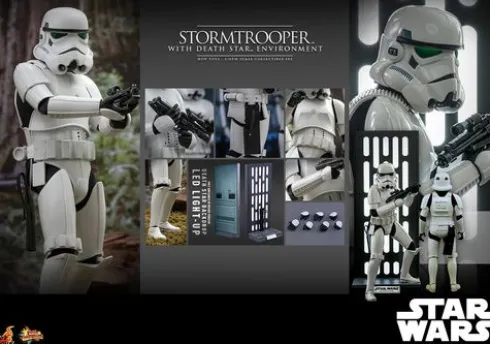 Star Wars Stormtrooper with Death Star Environment Figura 1/6 Hot Toys