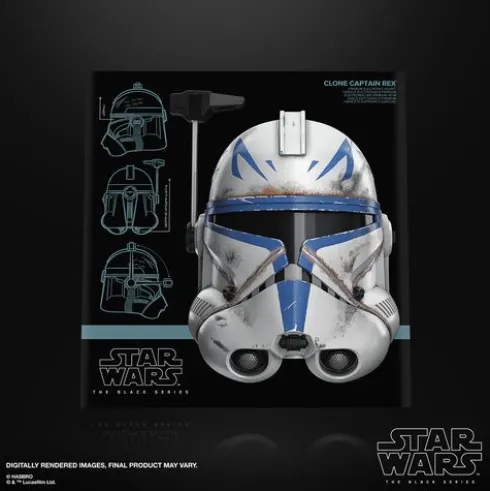 Star Wars The Black Series Clone Captain Rex Premium Electronic Roleplay Helmet