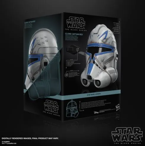 Star Wars The Black Series Clone Captain Rex Premium Electronic Roleplay Helmet