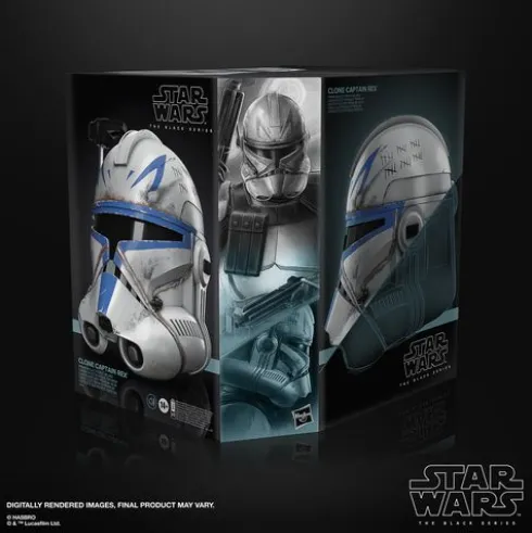 Star Wars The Black Series Clone Captain Rex Premium Electronic Roleplay Helmet