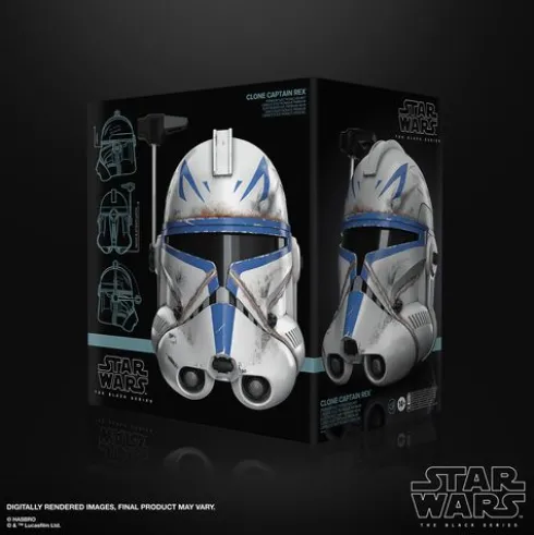 Star Wars The Black Series Clone Captain Rex Premium Electronic Roleplay Helmet