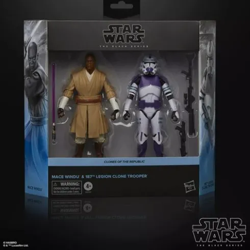Star Wars The Black Series Mace Windu & Clone Trooper