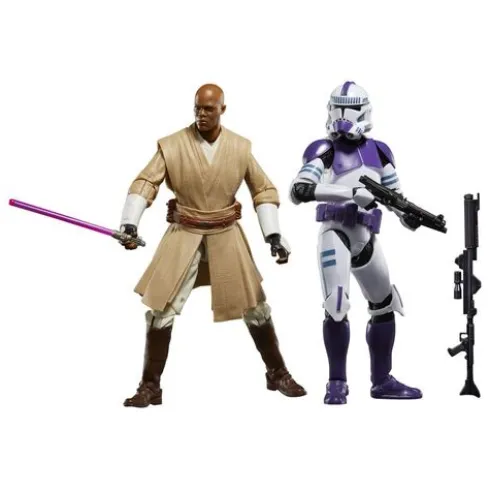 Star Wars The Black Series Mace Windu & Clone Trooper