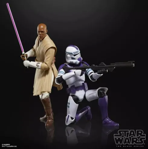Star Wars The Black Series Mace Windu & Clone Trooper