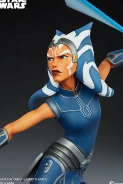 Star Wars: The Clone Wars Diorama Ahsoka Tano vs Darth Maul 51 cm