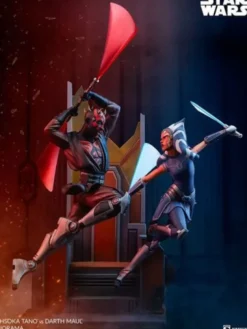 Star Wars: The Clone Wars Diorama Ahsoka Tano vs Darth Maul 51 cm