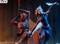 Star Wars: The Clone Wars Diorama Ahsoka Tano vs Darth Maul 51 cm