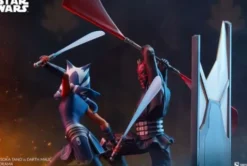 Star Wars: The Clone Wars Diorama Ahsoka Tano vs Darth Maul 51 cm
