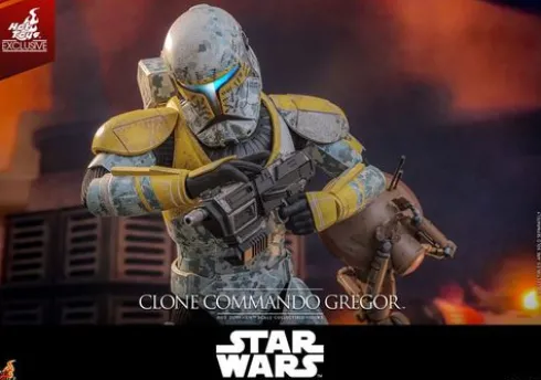 Star Wars: The Clone Wars Figura 1/6 Clone Commando Gregor Hot Toys Exclusive 30 cm