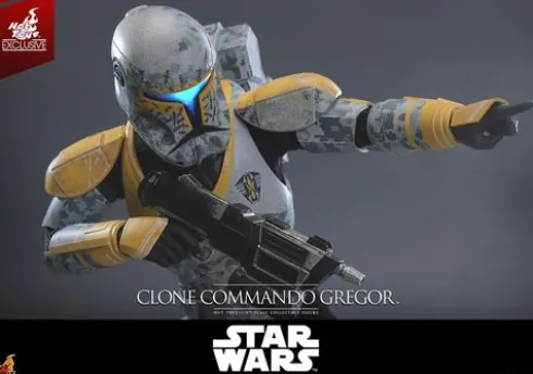Star Wars: The Clone Wars Figura 1/6 Clone Commando Gregor Hot Toys Exclusive 30 cm