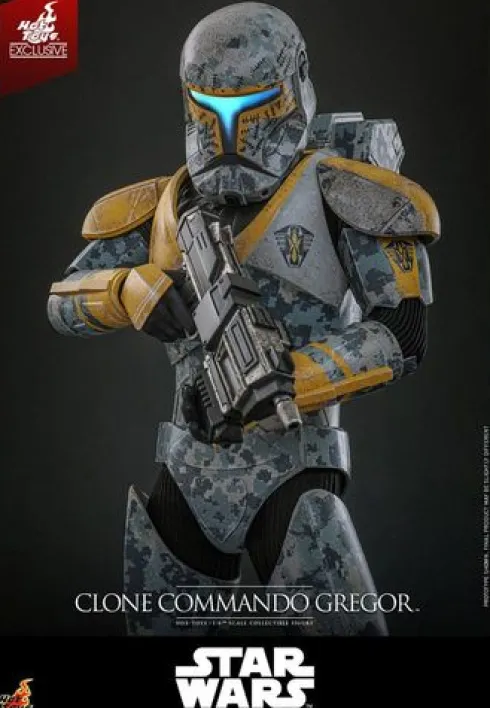 Star Wars: The Clone Wars Figura 1/6 Clone Commando Gregor Hot Toys Exclusive 30 cm