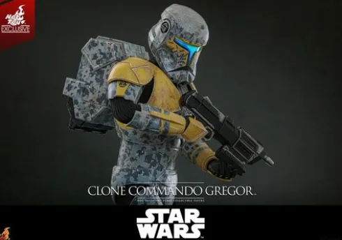 Star Wars: The Clone Wars Figura 1/6 Clone Commando Gregor Hot Toys Exclusive 30 cm