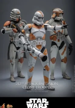Star Wars: The Clone Wars Figura 1/6 212th Attack Battalion Clone Trooper Deluxe Version 30 cm