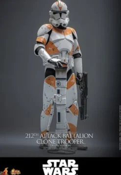 Star Wars: The Clone Wars Figura 1/6 212th Attack Battalion Clone Trooper Deluxe Version 30 cm