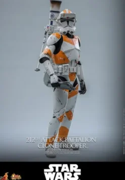 Star Wars: The Clone Wars Figura 1/6 212th Attack Battalion Clone Trooper Deluxe Version 30 cm