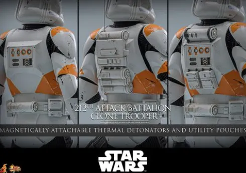 Star Wars The Clone Wars Figura 1/6 212th Attack Battalion Clone Trooper 30 cm