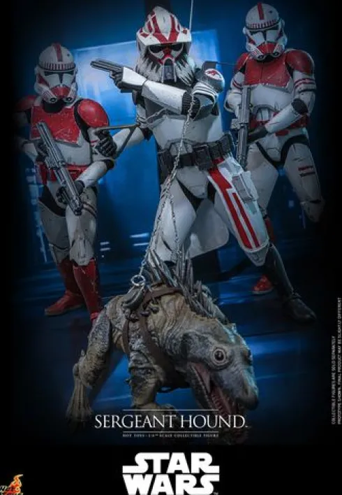 Star Wars: The Clone Wars Figura 1/6 Sergeant Hound 30 cm