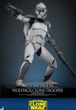 Star Wars The Clone Wars Figura 1/6 104th Battalion Wolfpack Clone Trooper Deluxe Version 30 cm
