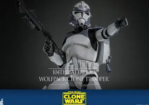 Star Wars The Clone Wars Figura 1/6 104th Battalion Wolfpack Clone Trooper Deluxe Version 30 cm