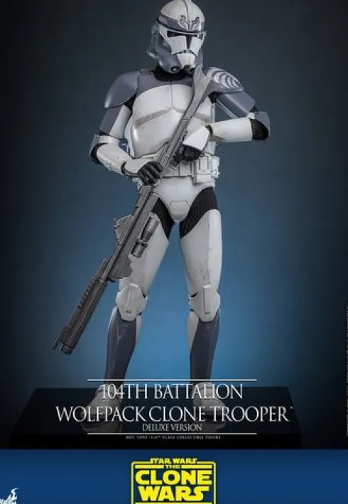 Star Wars The Clone Wars Figura 1/6 104th Battalion Wolfpack Clone Trooper Deluxe Version 30 cm