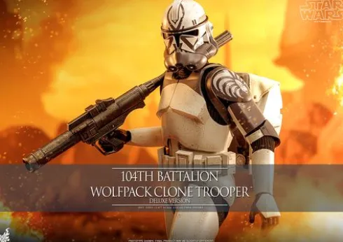 Star Wars The Clone Wars Figura 1/6 104th Battalion Wolfpack Clone Trooper Deluxe Version 30 cm