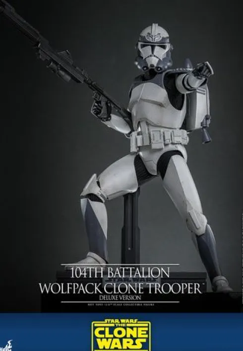 Star Wars The Clone Wars Figura 1/6 104th Battalion Wolfpack Clone Trooper Deluxe Version 30 cm