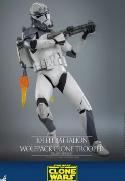 Star Wars The Clone Wars Figura 1/6 104th Battalion Wolfpack Clone Trooper Deluxe Version 30 cm