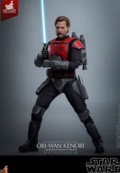 Star Wars: The Clone Wars Figura Movie Masterpiece 1/6 Obi-Wan (Mandalorian Armor) Hot Toys Exclusive 31 cm