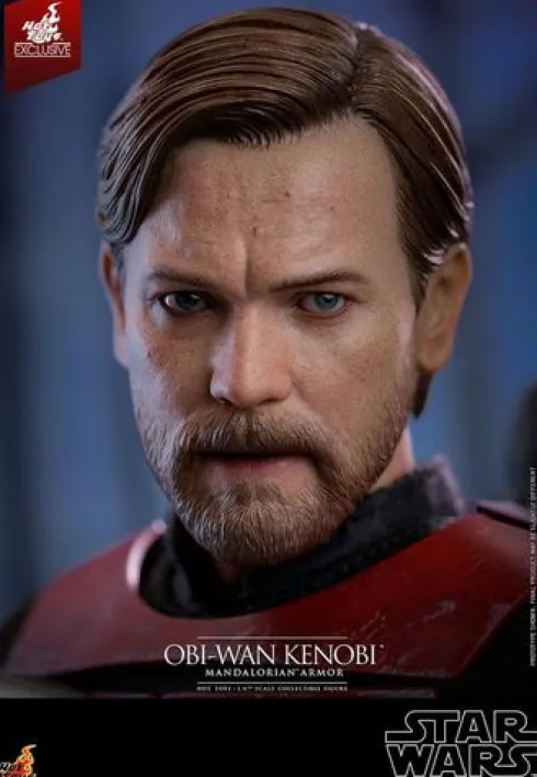 Star Wars: The Clone Wars Figura Movie Masterpiece 1/6 Obi-Wan (Mandalorian Armor) Hot Toys Exclusive 31 cm