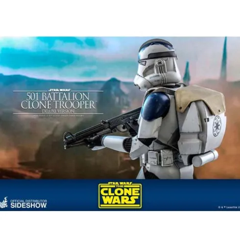 Star Wars The Clone Wars Figura 1/6 501st Battalion Clone Trooper Deluxe Hot Toys 30 cm