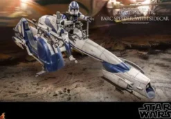 Star Wars The Clone Wars Figura 1/6 Heavy Weapons Clone Trooper & BARC Speeder with Sidecar 30 cm