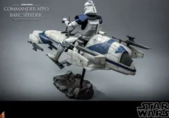 Star Wars The Clone Wars Figura 1/6 Commander Appo & BARC Speeder 30 cm