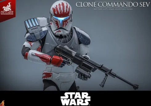 Star Wars: The Clone Wars Television Masterpiece Figura 1/6 Clone Commando Sev (Hot Toys Exclusive) 30 cm