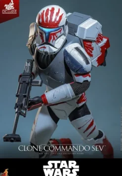 Star Wars: The Clone Wars Television Masterpiece Figura 1/6 Clone Commando Sev (Hot Toys Exclusive) 30 cm