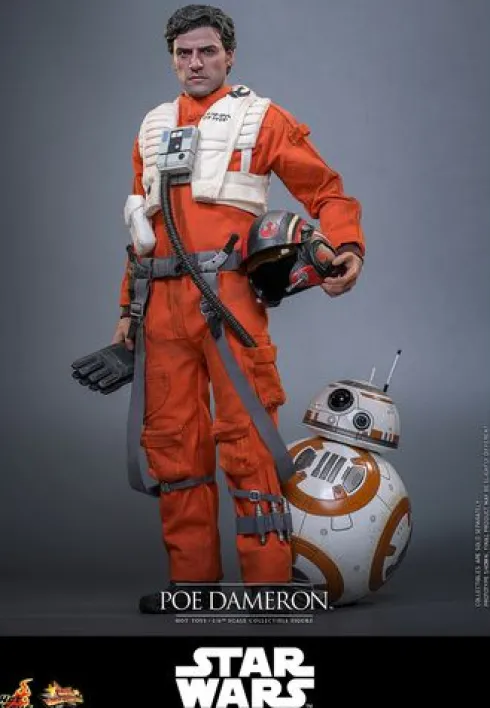 Star Wars: The Force Awakens Figura Movie Masterpiece 1/6 Poe Dameron 30 cm